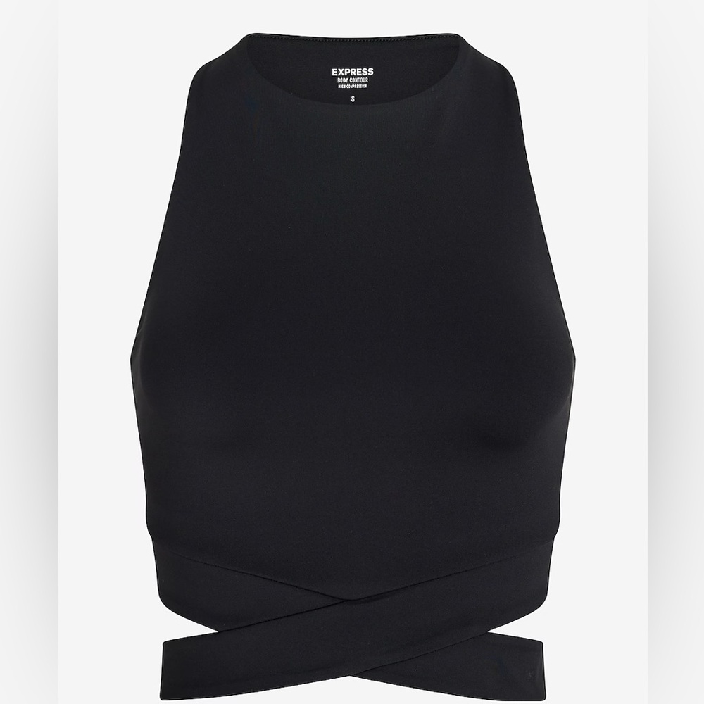 Body Contour Cropped Tank - Picture 2 of 4